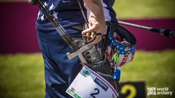 Brady Ellison’s quiver has been stolen.