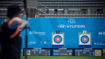 The finals arena in Paris in 2021.
