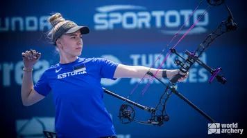Lisell Jaatma shoots in Gwangju.