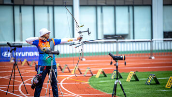Deepika Kumari shoots in Shanghai.