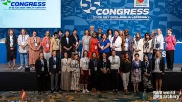 Women’s representation at the 2025 World Archery Congress.
