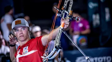 Mathias Fullerton shooting for gold in Hermosillo.