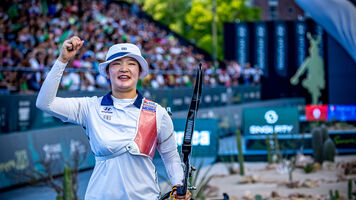 Kang Chae Young wins second Hyundai Archery World Cup Final four years on.