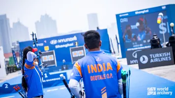 India shoots at Shanghai 2023.