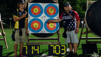 Photo of Sawyer Sullivan provided by USA Archery.