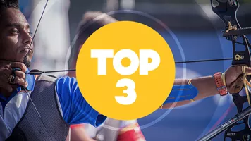 Top 3: Archery at the first stage of the 2021 Hyundai Archery World Cup in Guatemala City.