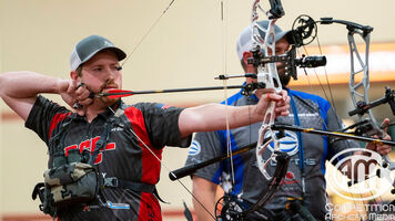 Kyle Douglas shoots during the Vegas Shootdown in 2021.