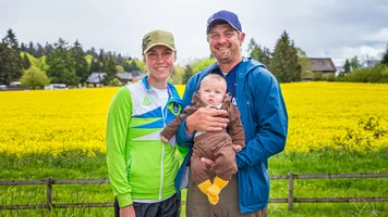 The Ellison family in 2021.