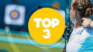 Top 3: Archers at the 2021 European Championships in Antalya.