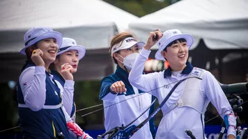 Korea's women's team in Yankton