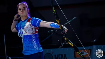 British archery Healey wins 2022 Indoor Archery World Series Final - Women's Recurve