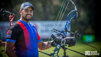 Puerto Rico's Jean Pizarro in action at Antalya 2022
