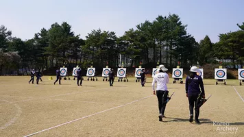 The competition field in Gwangju.