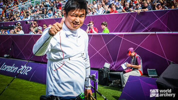 Oh Jin Hyek at the London 2012 Olympic Games.