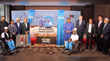Launch ceremony for the Bangladesh para archery federation.