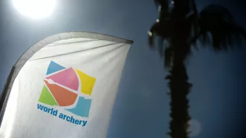 World Archery branding.