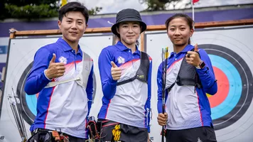 Chinese Taipei team celebrate