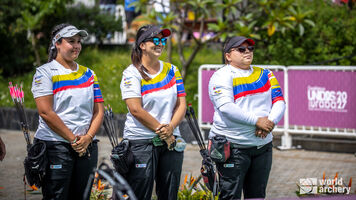 Colombia compound women's team in Medellin.