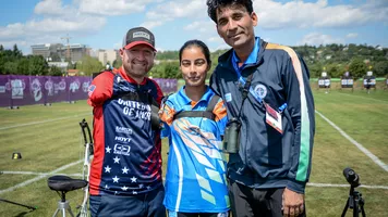 Sheetal Devi and Matt Stutzman