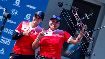 Dafne Quintero after winning the Pan American Games.