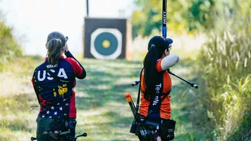 Impression: Teal target face at World Games.