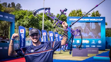 Nicolas Girard celebrating victory at Antalya 2025.