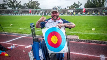 Kevin Polish shot a continental record at Morelia 2025 Americas Para Archery Cup.