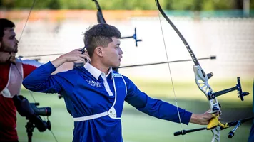 Tang Chih-Chun shooting in Madrid 2025 elliminations.