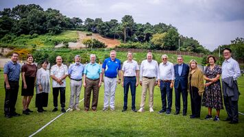 Greg Easton chaired his first executive board meeting as World Archery President.