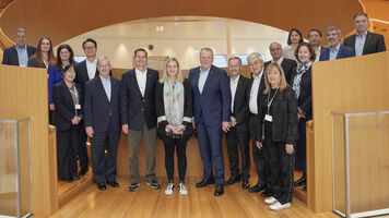 The World Archery executive board visited the Olympic House.