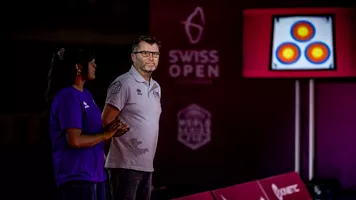 Seb Flute at the Swiss Open.