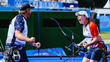 USA mixed team in Paris 2024.