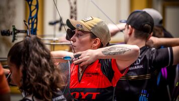 Casey Kaufhold shooting at the 2026 Vegas Shoot.