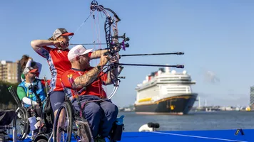 Para archery at the Rotterdam 2023 European Para Championships.