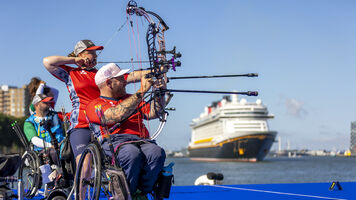 Para archery at the Rotterdam 2023 European Para Championships.