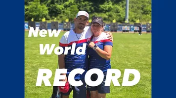 Jozef Bosansky and Petra Kotucova broke their own 50+ mixed team world record in Kamnik 2026.