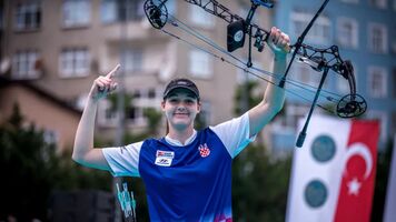 Amanda Mlinaric at the 2025 Conquest Cup.