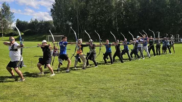 Training camp in Estonia in 2025 under World Archery development projects.