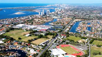 Aerial view of the Gold Coast.