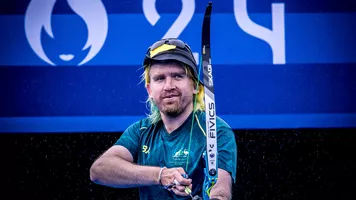Taymon Kenton-Smith competing at Paris 2024 Paralympic Games.