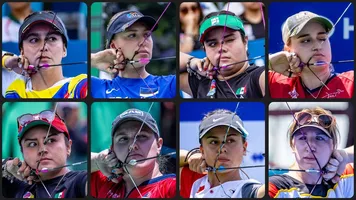 Compound women line-up for Saltillo 2026 Hyundai Archery World Cup Final.