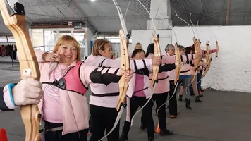 Patients in a session of the Flechas de Vida programme.