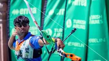 Dhiraj Bommadevara just after release at the familiarisation of Saltillo 2026.